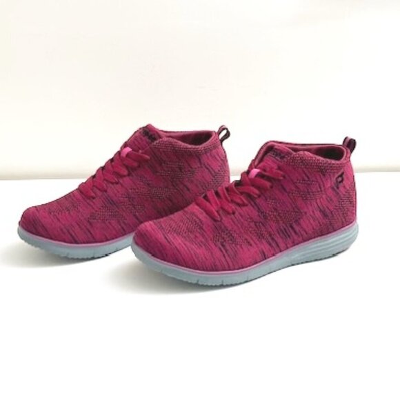 Propet TravelFit Hi Walking Shoes Sneakers in Berry Women's Size 8 D (W) WAT032M - Picture 1 of 6